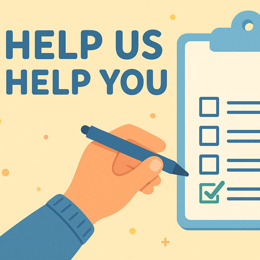 One Minute. One Survey. <br> A Big Impact for Our Community.